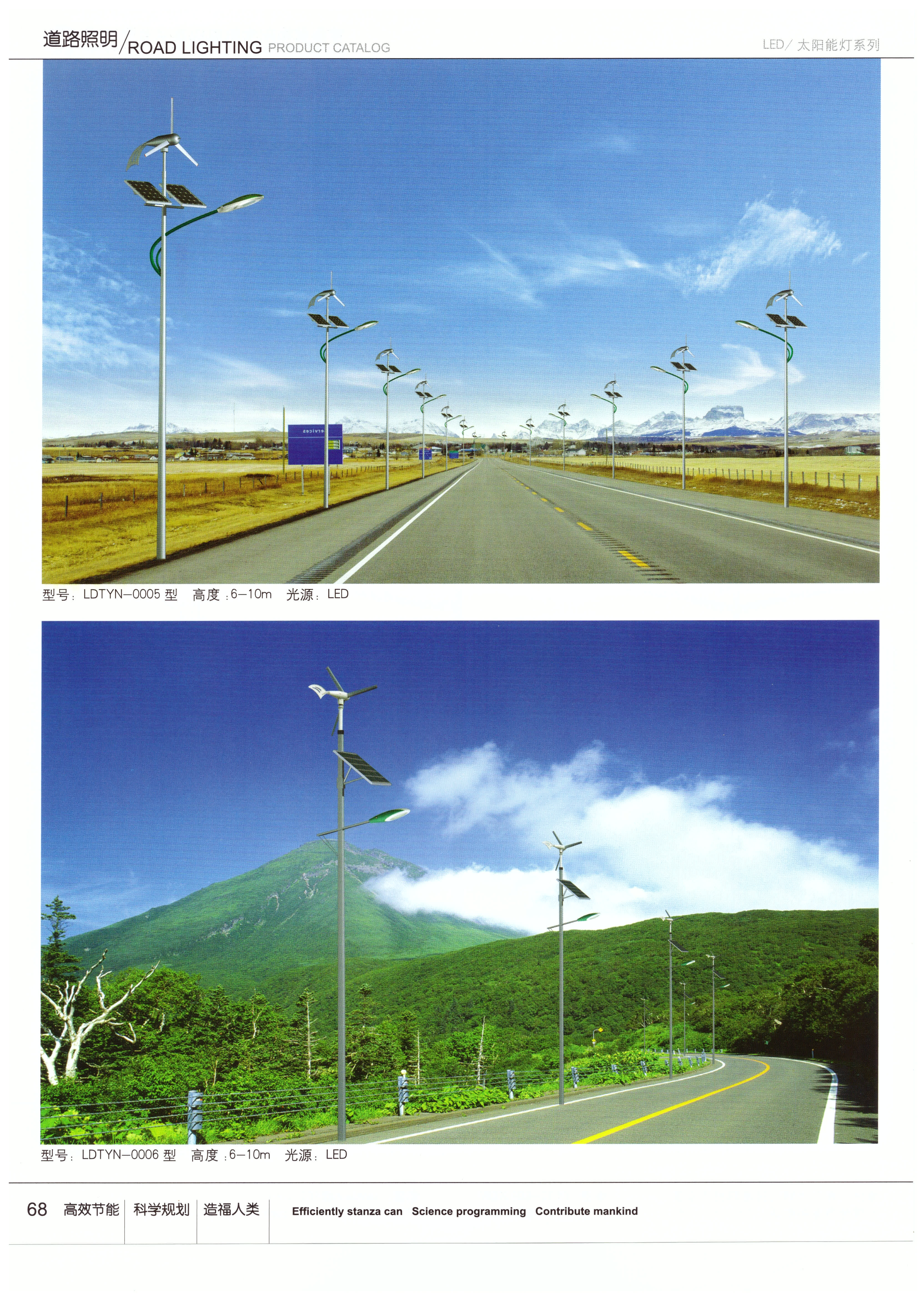 太陽能風(fēng)光互補路燈002